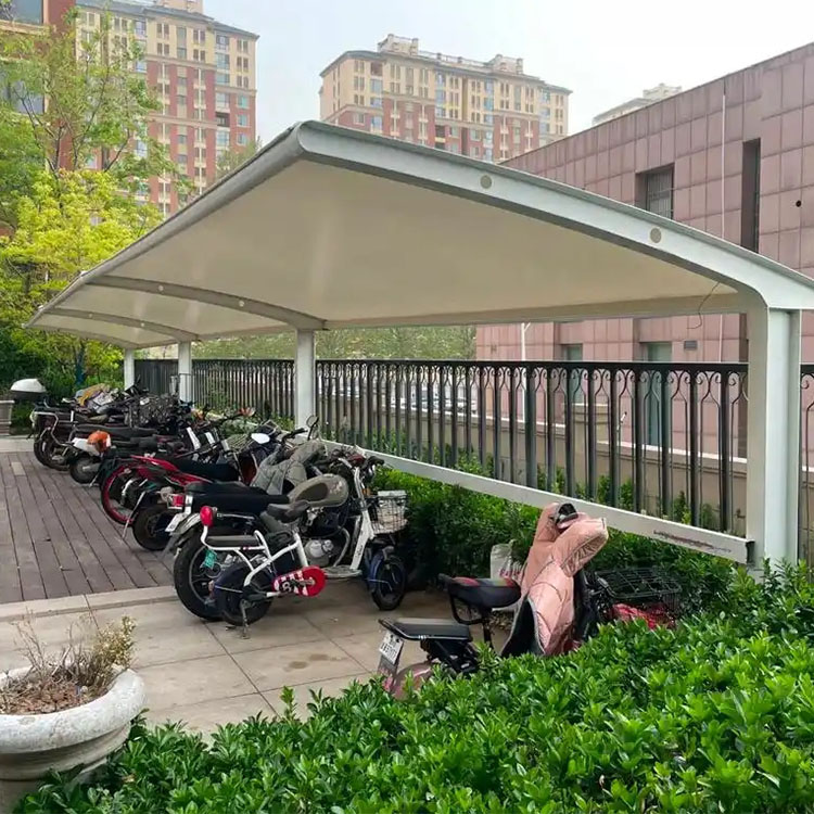 九龙县膜结构电动车棚